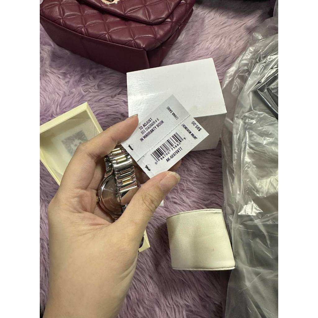 ORIG & IMPORTED AK Klein Two-Tone Gold/Silver Watch 5297svtt