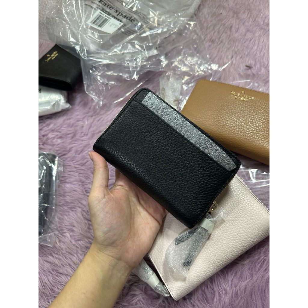 ORIG & IMPORTED KS Knott Medium Zip Around Wallet Black/Brown/Pink