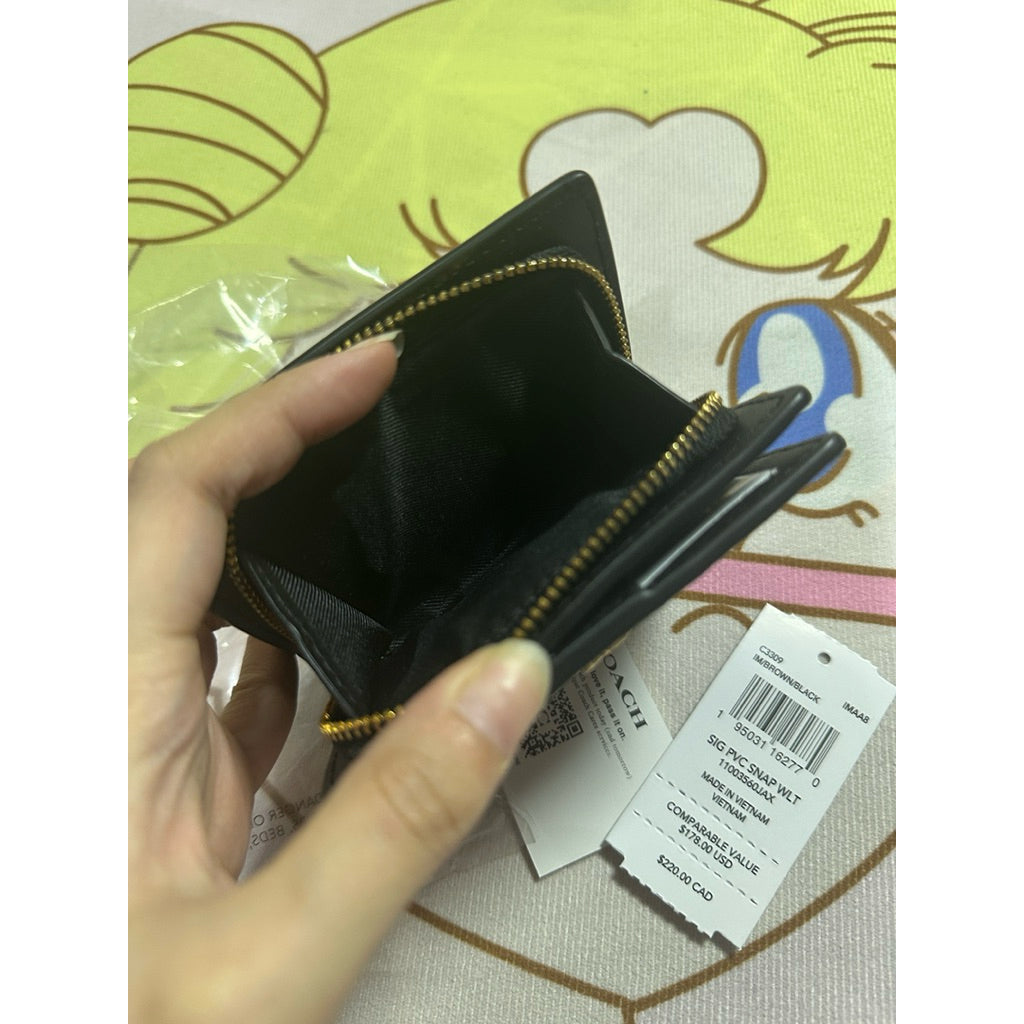 ORIG & IMPORTED CCH SMALL SNAP WALLET COIN PURSE