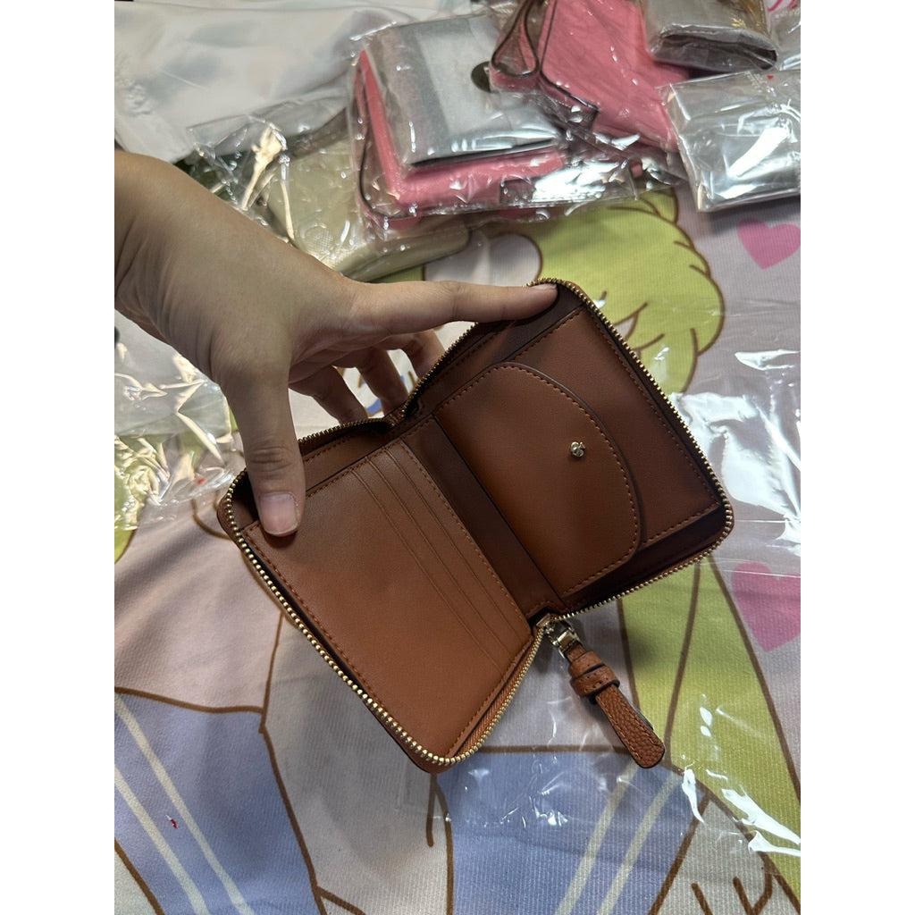 ORIG & IMPORTED KS Loop Zip Around Brown Wallet