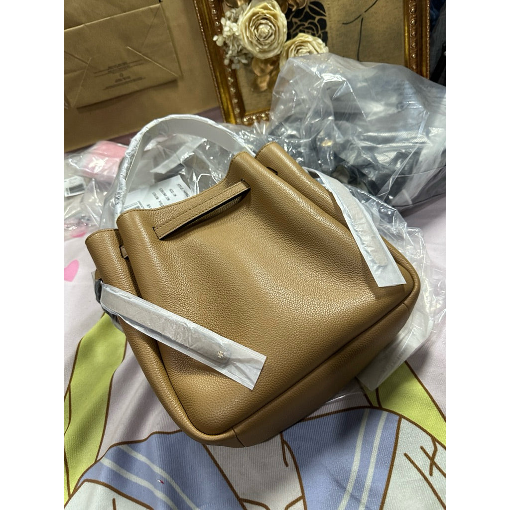 ORIG & IMPORTED TB Small Romy Top Handle Bucket Bag TIRAMISU BROWN