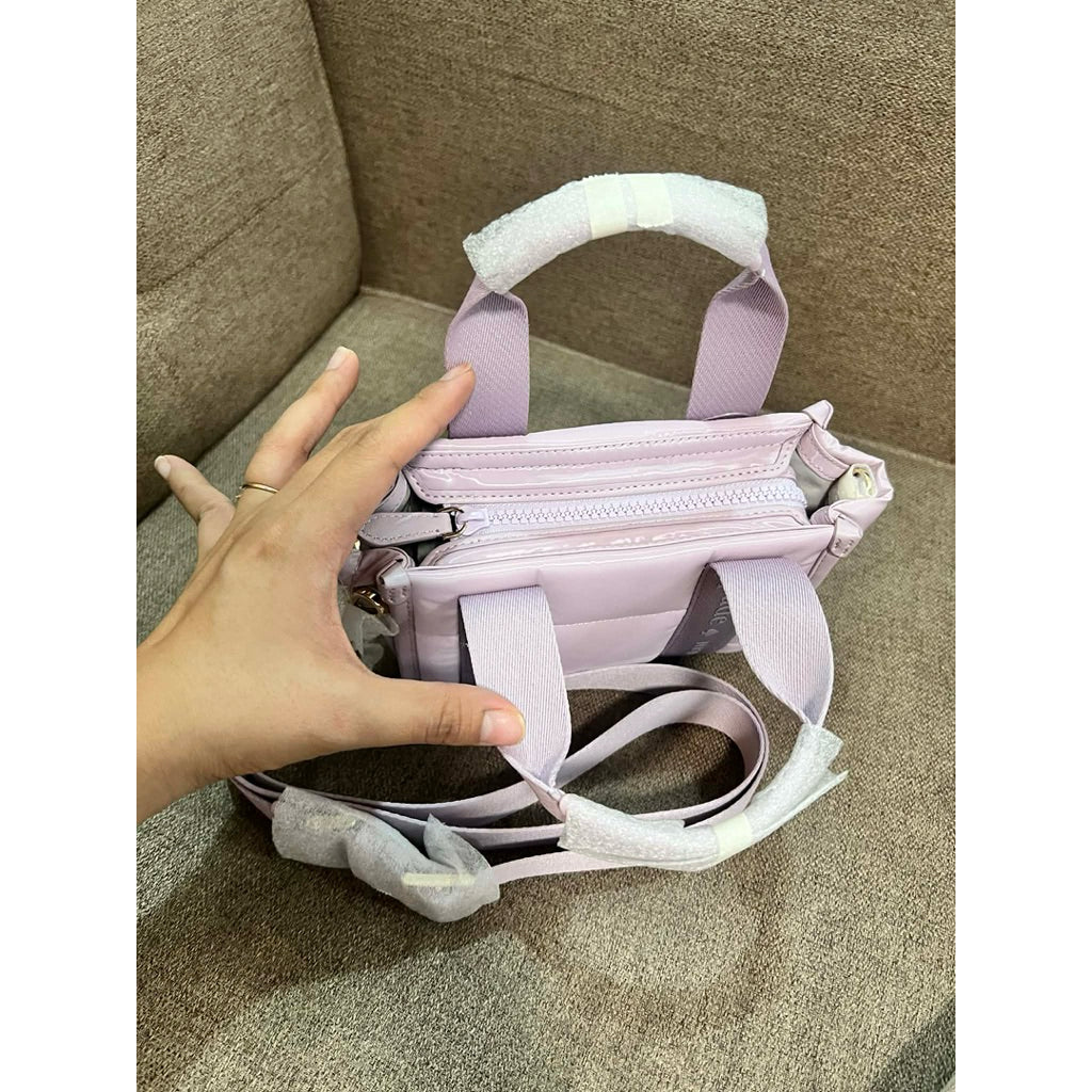 ORIG & IMPORTED KS Kip Puffy Mini Tote Bag Lavender Smoke Purple