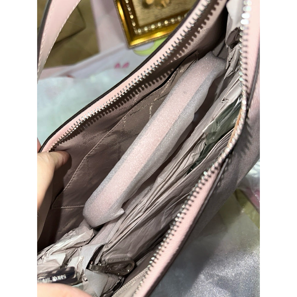 ORIG & IMPORTED MK Cora Large Logo Shoulder Pink Hobo Bag
