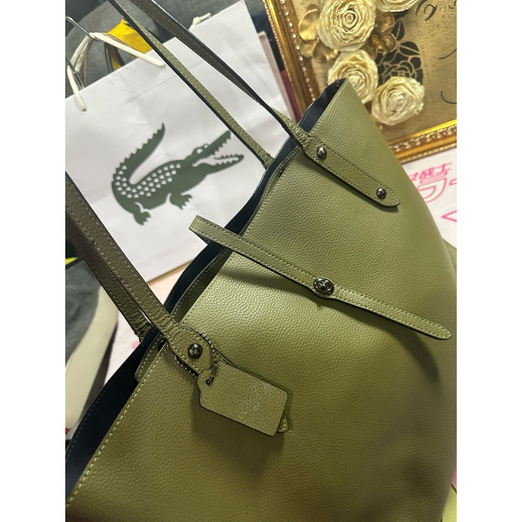 ORIG Preloved CCH Market Green Large Tote Bag