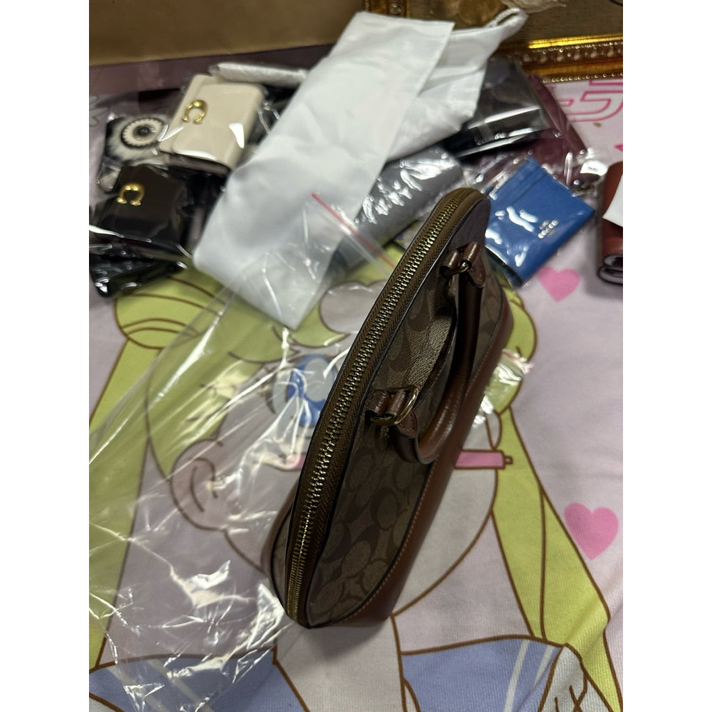 ORIG Preloved CCH Mini Sierra Satchel Bag in Khaki Brown Saddle