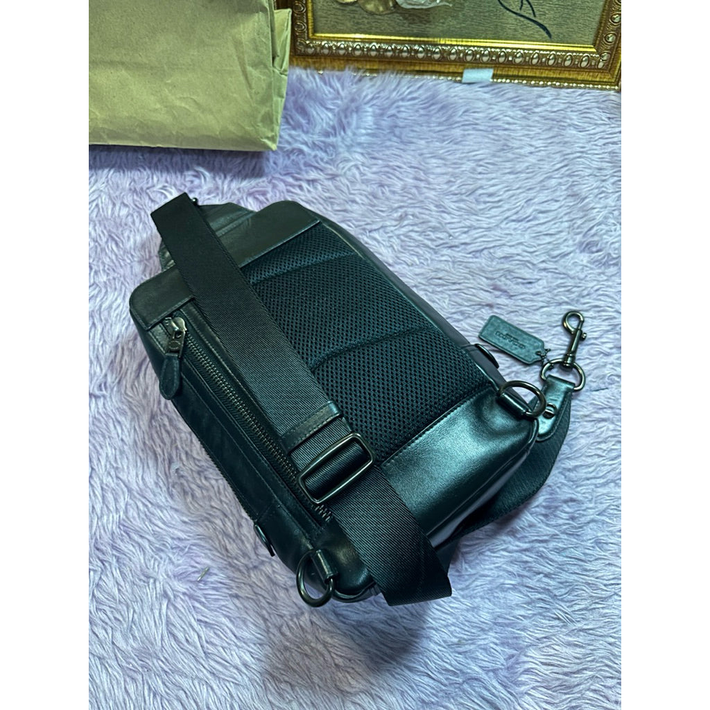 ORIG Preloved CCH Retail Gotham Pack In Signature Canvas Men Body Bag Black