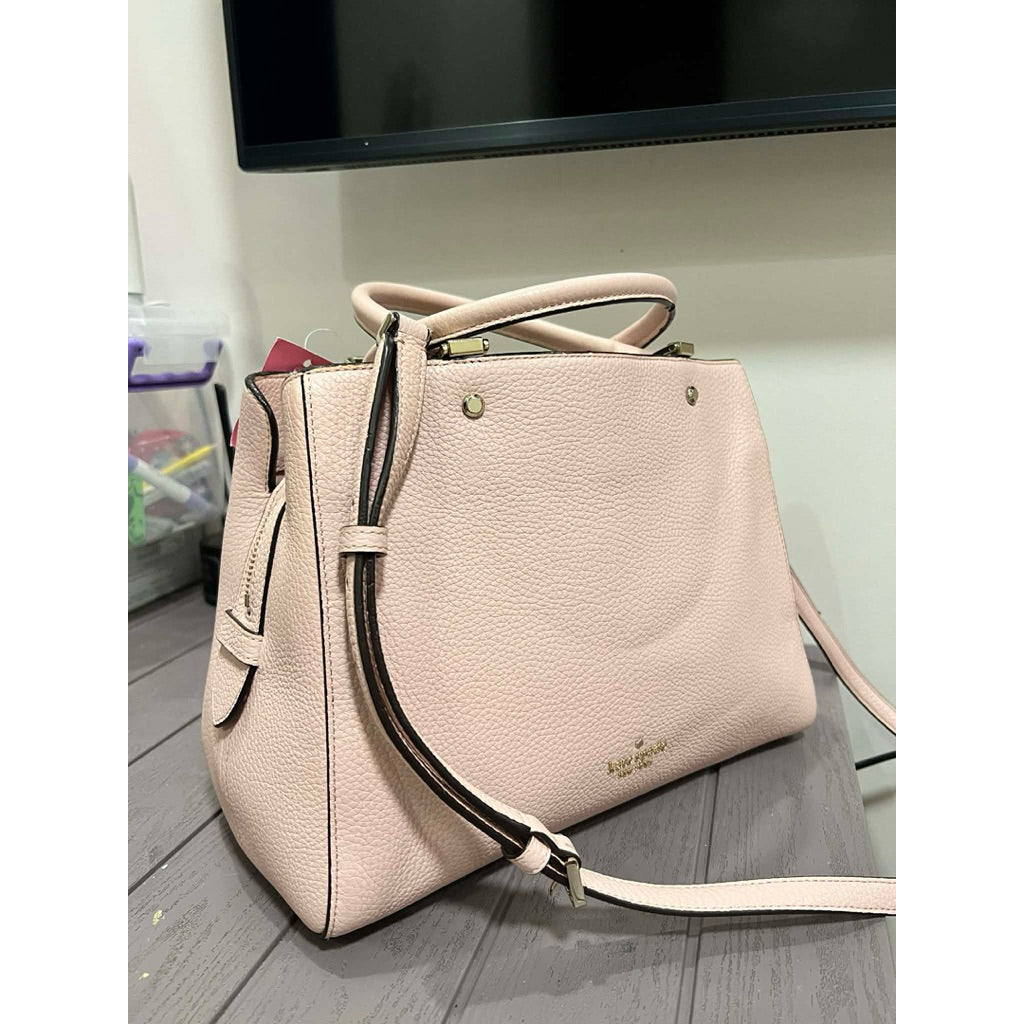 ORIG Preloved KS Leila Medium Triple Compartment Satchel Pink Bag