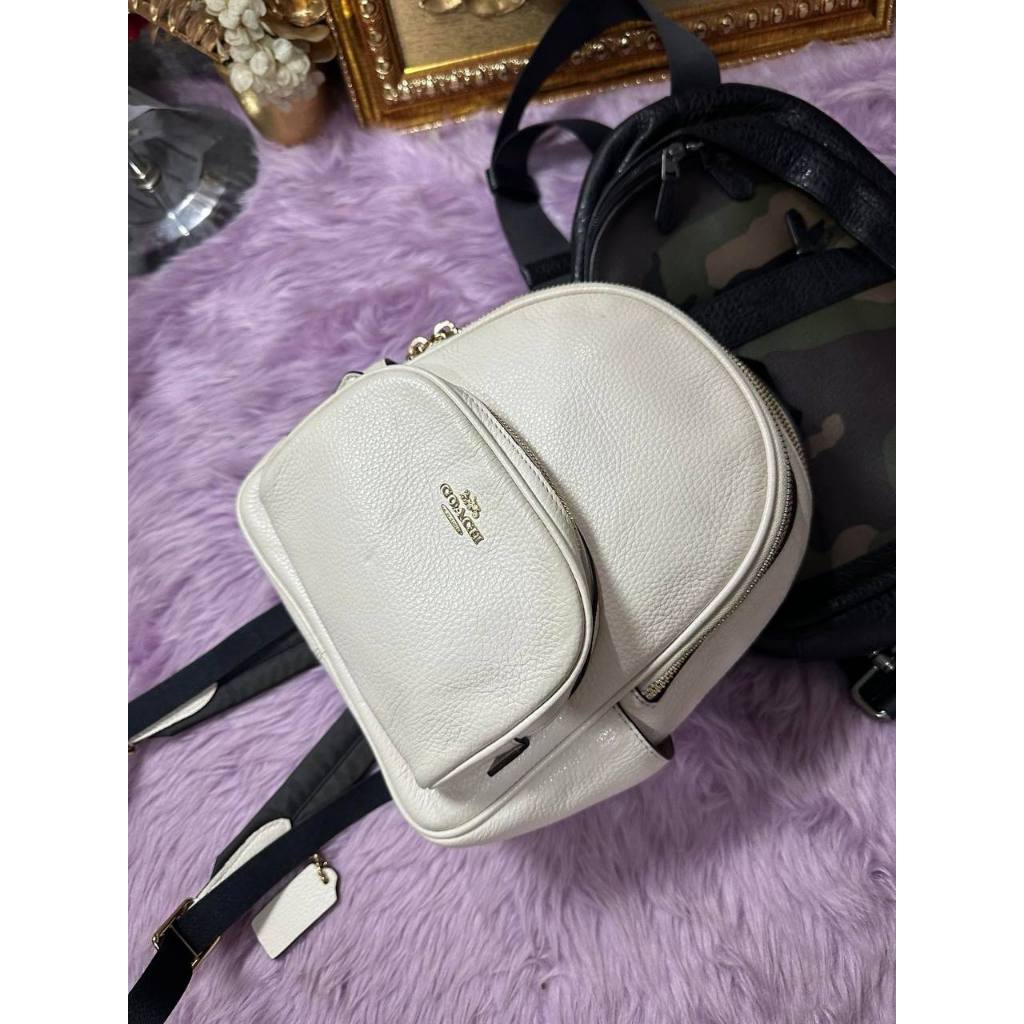 ORIG Preloved CCH Mini Court Backpack White Bag