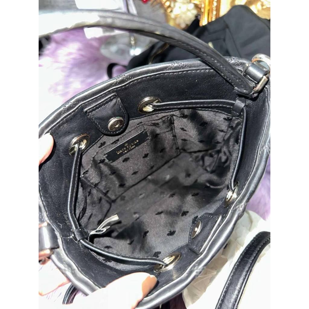 ORIG Preloved KS Natalia Small Bucket Black Bag