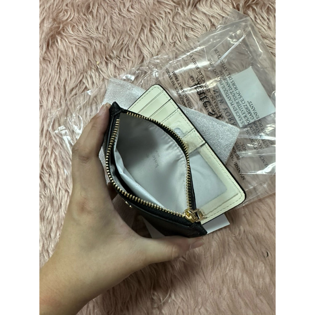 ORIG & IMPORTED KS Leila Julia Small Slim BiFold Wallet Black/Brown/Pink/White