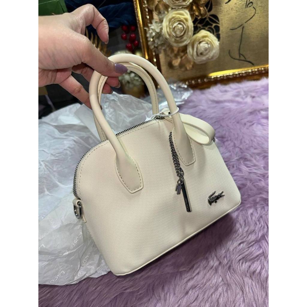 ORIG & IMPORTED LCT Mini Daily Lifestyle Bugatti Strap Small White Bag