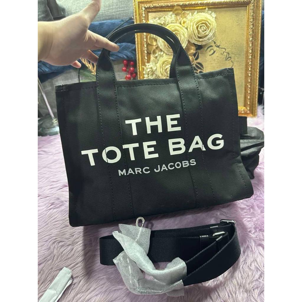 ORIG & IMPORTED MJ The Canvas Medium Tote Black Bag