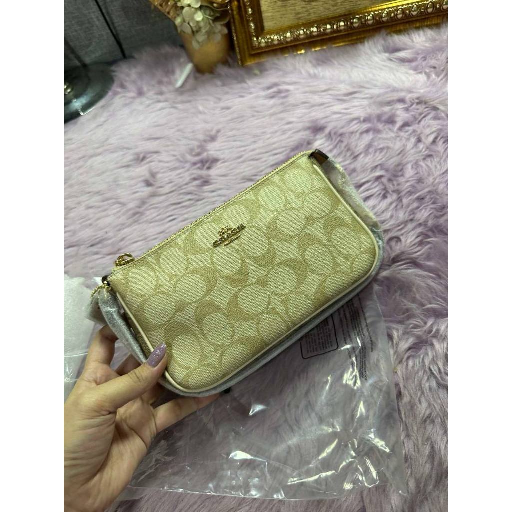 ORIG & IMPORTED CCH Nolita 19 In Signature Canvas Khaki Brown Small Kilikili Bag
