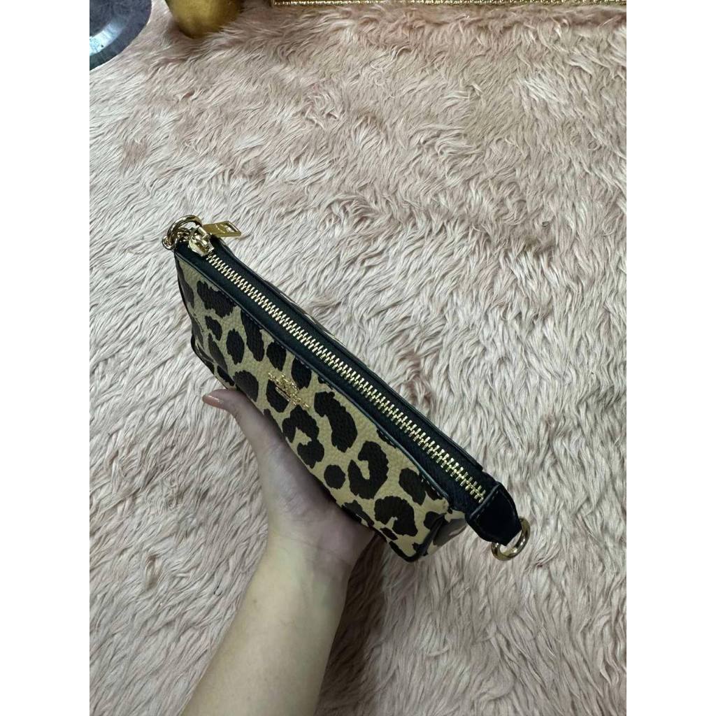 ORIG & IMPORTED CCH Nolita 19 With Leopard Print Small Bag Chain Strap
