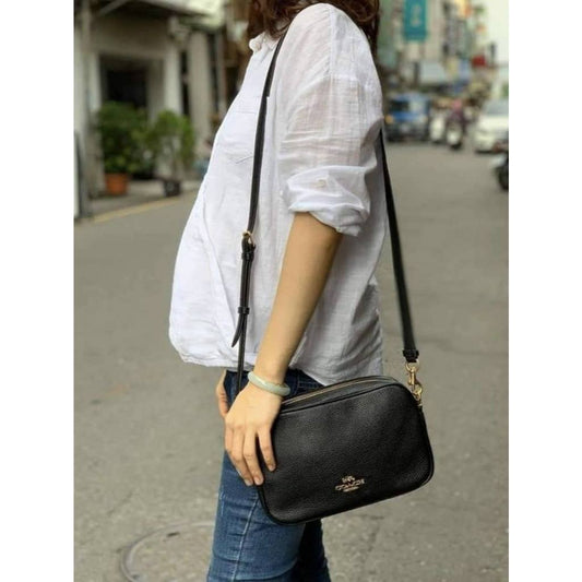 ORIG Preloved CCH Jes Crossbody Double Zip Black Bag
