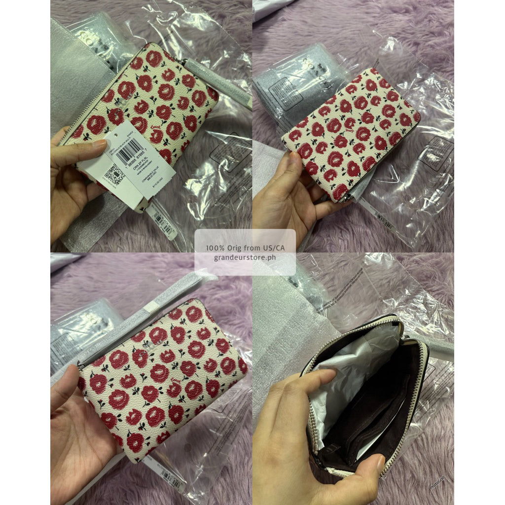 ORIG & IMPORTED CCH Corner Zip Small Wristlet Card Purse Wallet