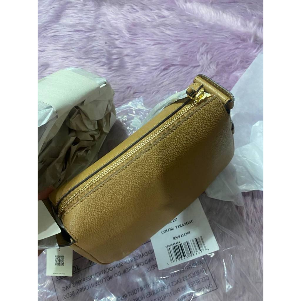 ORIG & IMPORTED TB ROMY SMALL SHOULDER BAG TIRAMISU BROWN