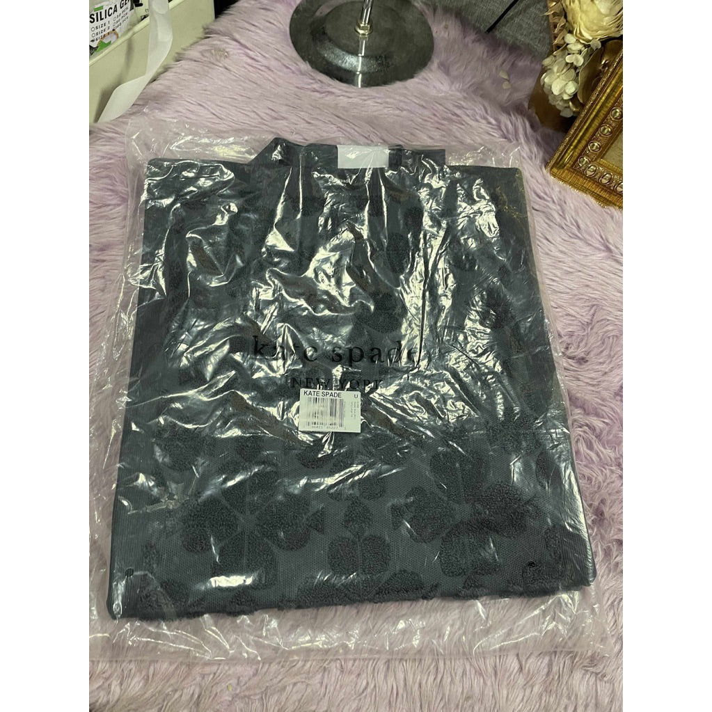 ORIG & IMPORTED KS Brooke Terry Carryall Large Tote Black Pink Green