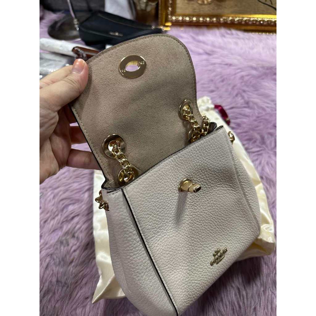 ORIG Preloved RARE CCH Convertible Backpack Small White Bag