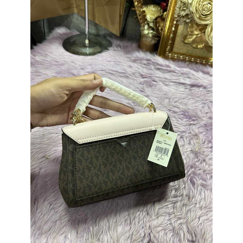 ORIG & IMPORTED MK Lita Crossbody Bag Pink/Brown Small Bag