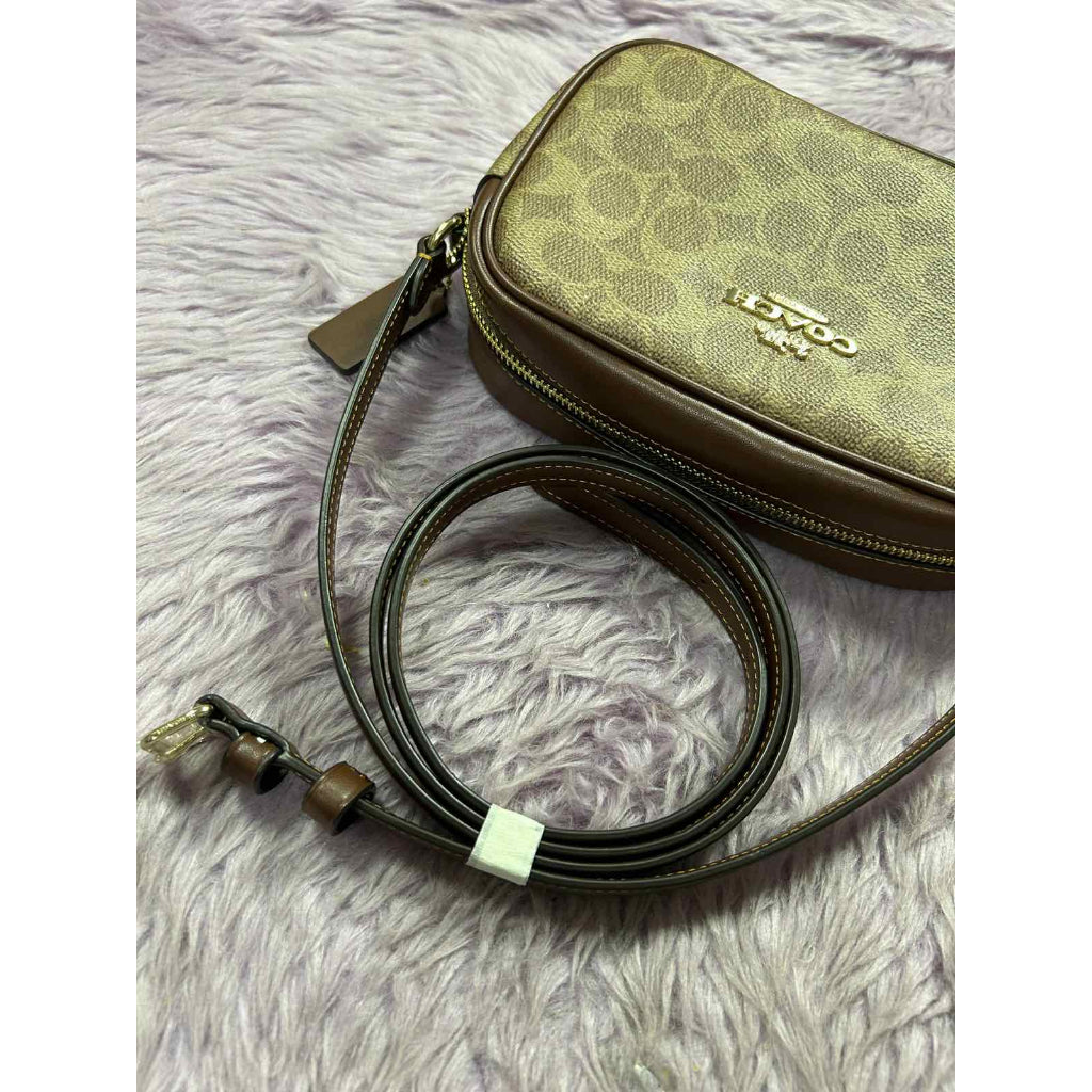 ORIG & IMPORTED CCH Mini Jamie Camera Bag In Signature Canvas Brown Tan
