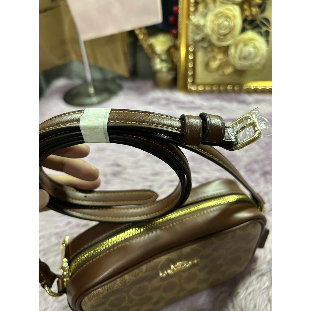 ORIG & IMPORTED CCH Mini Jamie Camera Bag In Signature Canvas Brown Tan