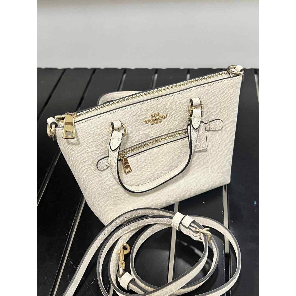 ORIG Preloved CCH Mini Gallery Crossbody Bag Chalk White