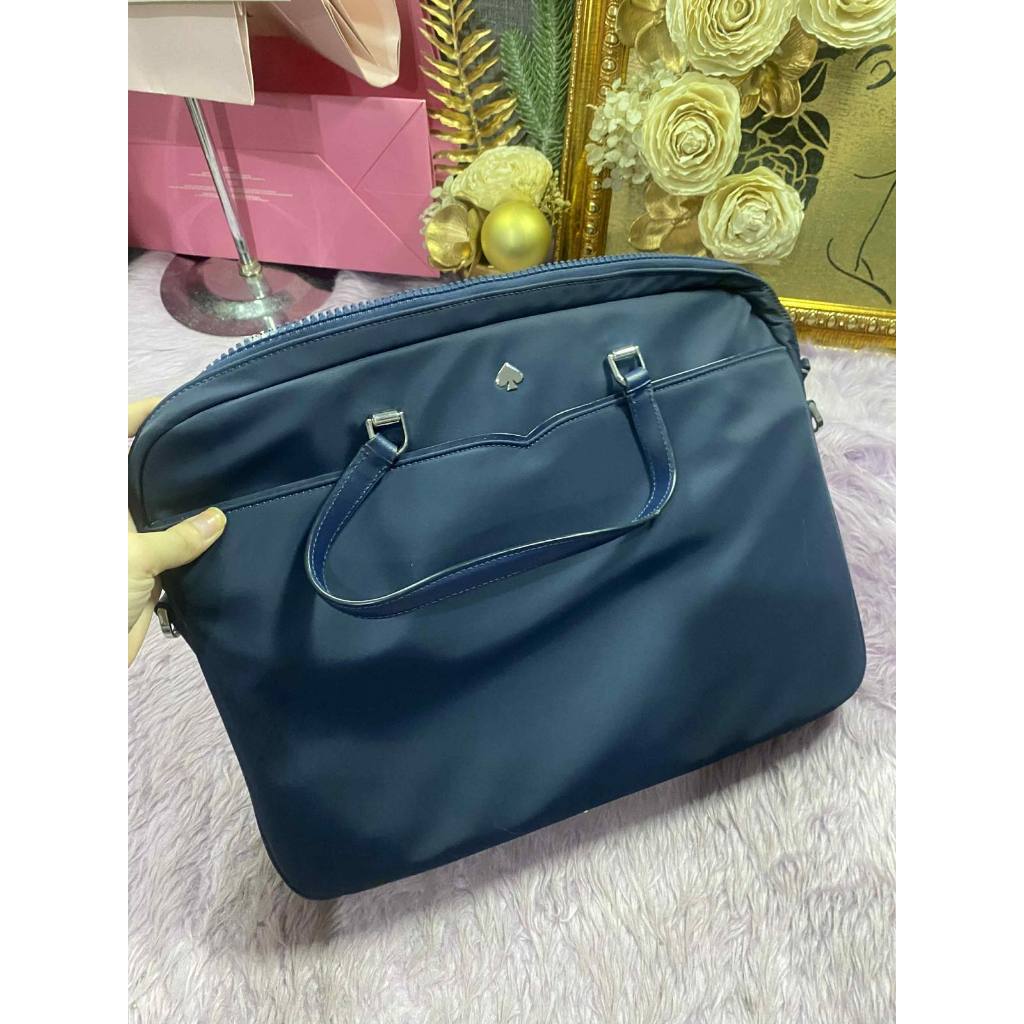 ORIG Preloved KS Jae Laptop Nylon Blue Bag