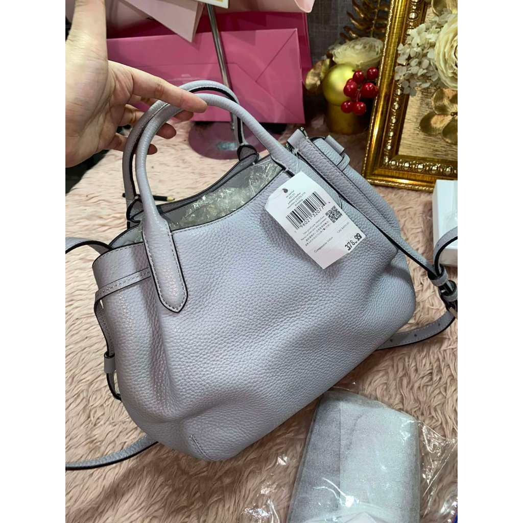 ORIG & IMPORTED KS Dumpling Small Satchel Bag Grey