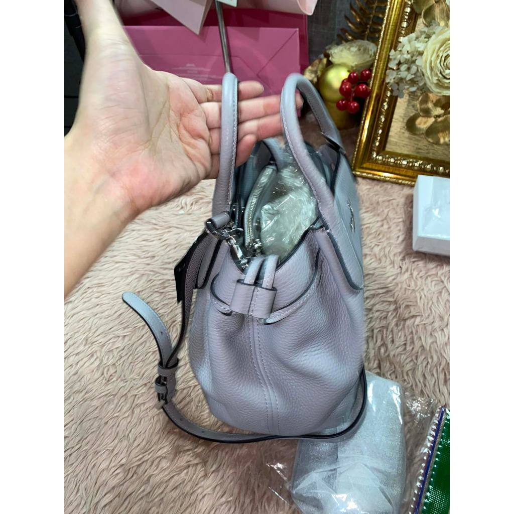 ORIG & IMPORTED KS Dumpling Small Satchel Bag Grey