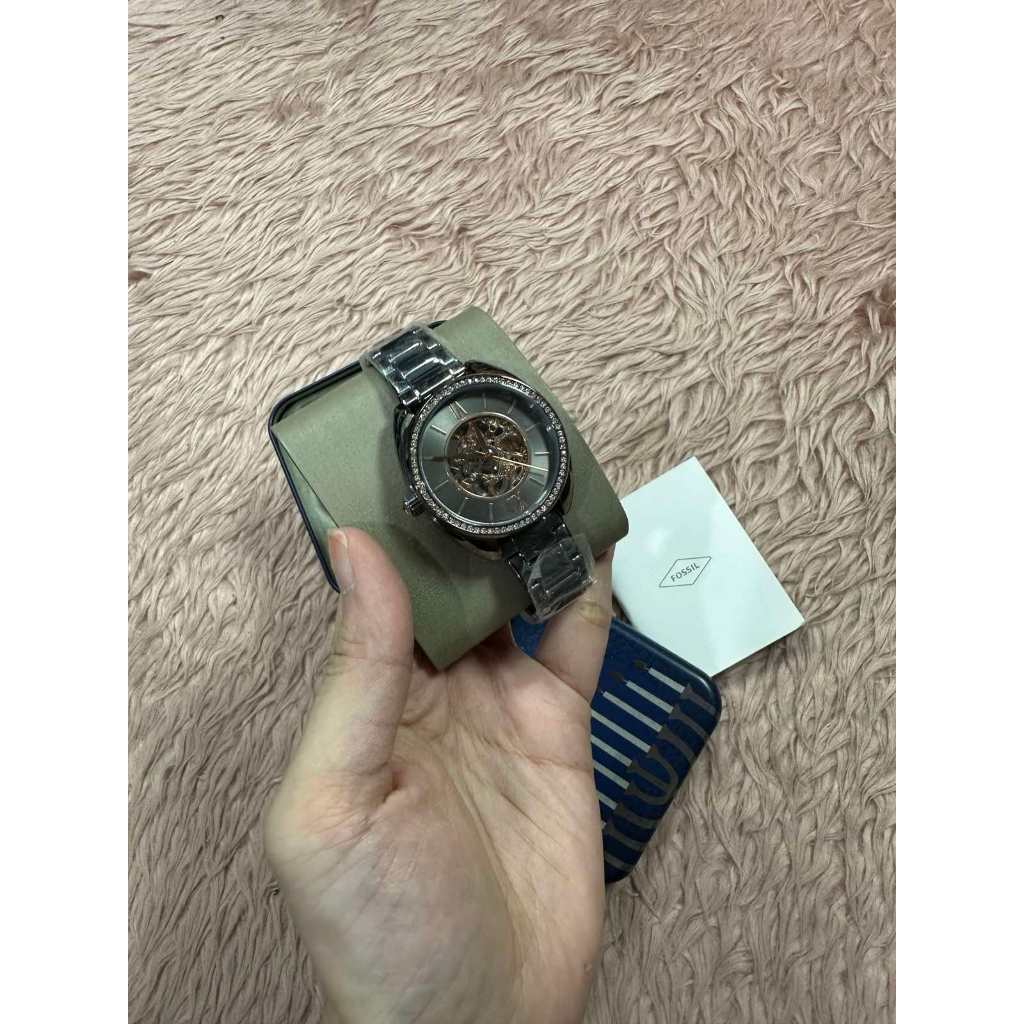 ORIG & IMPORTED Women's Vale Automatic, Gunmetal-Tone Stainless Steel Watch - BQ3730