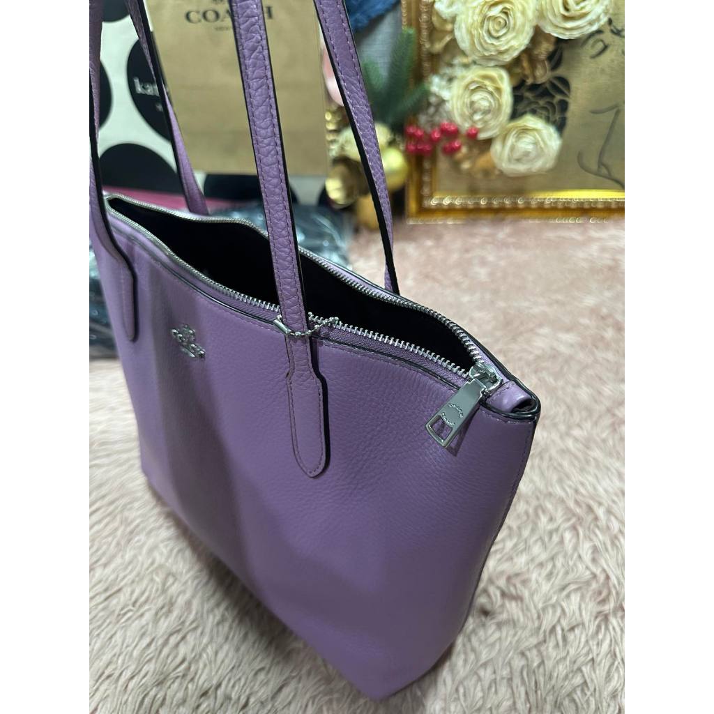 ORIG Preloved CCH Zip Top Tote Purple Bag