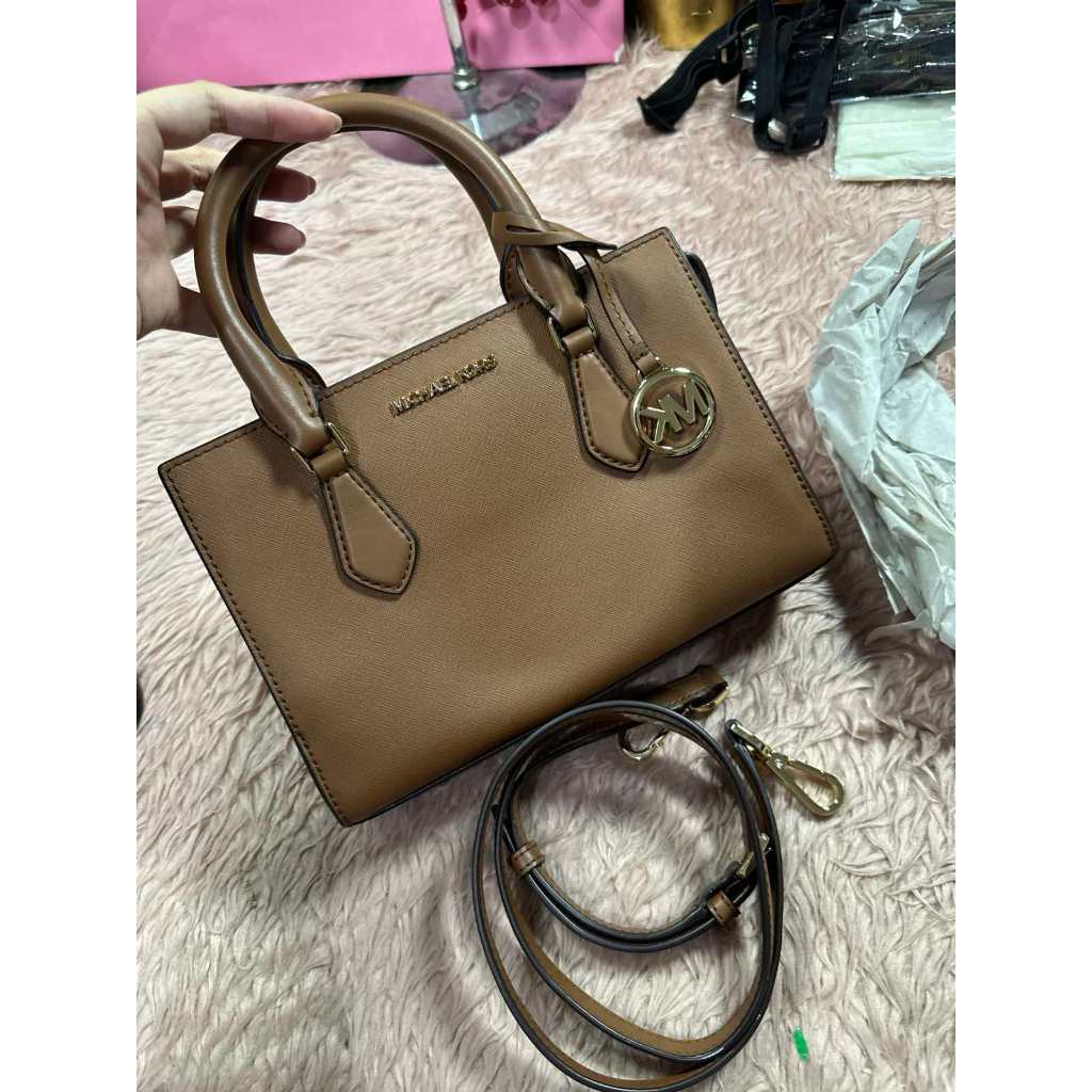 ORIG & IMPORTED MK Sheila Satchel Small Brown Bag