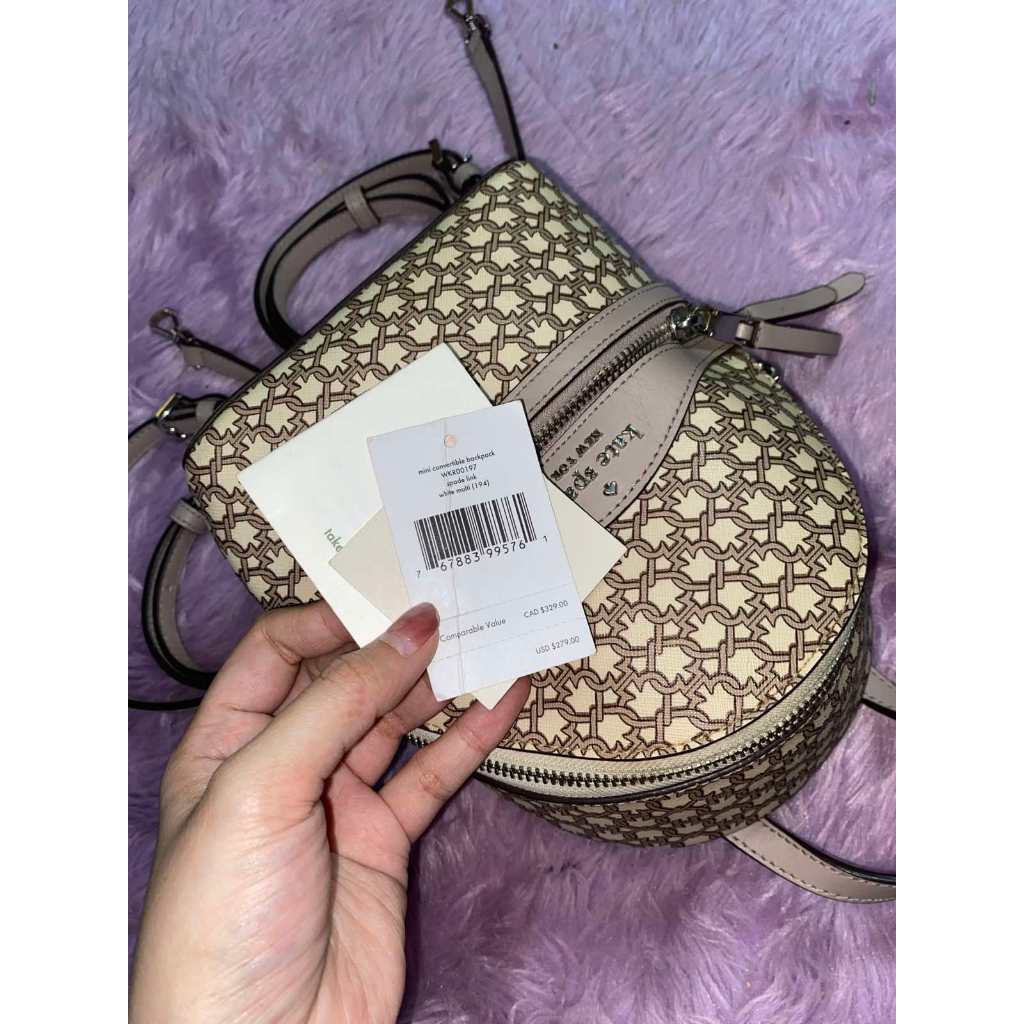 ORIG Preloved KS Natalia Top Handle Satchel Quilted Black Bag