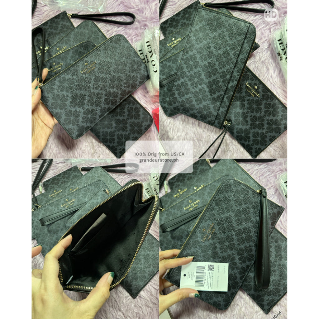 ORIG & IMPORTED KS Lucy Small & Medium L-zip Wristlet Wallet