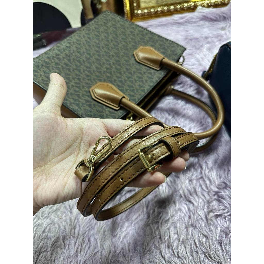 ORIG Preloved MK Mercer Medium Leather Crossbody Brown Bag
