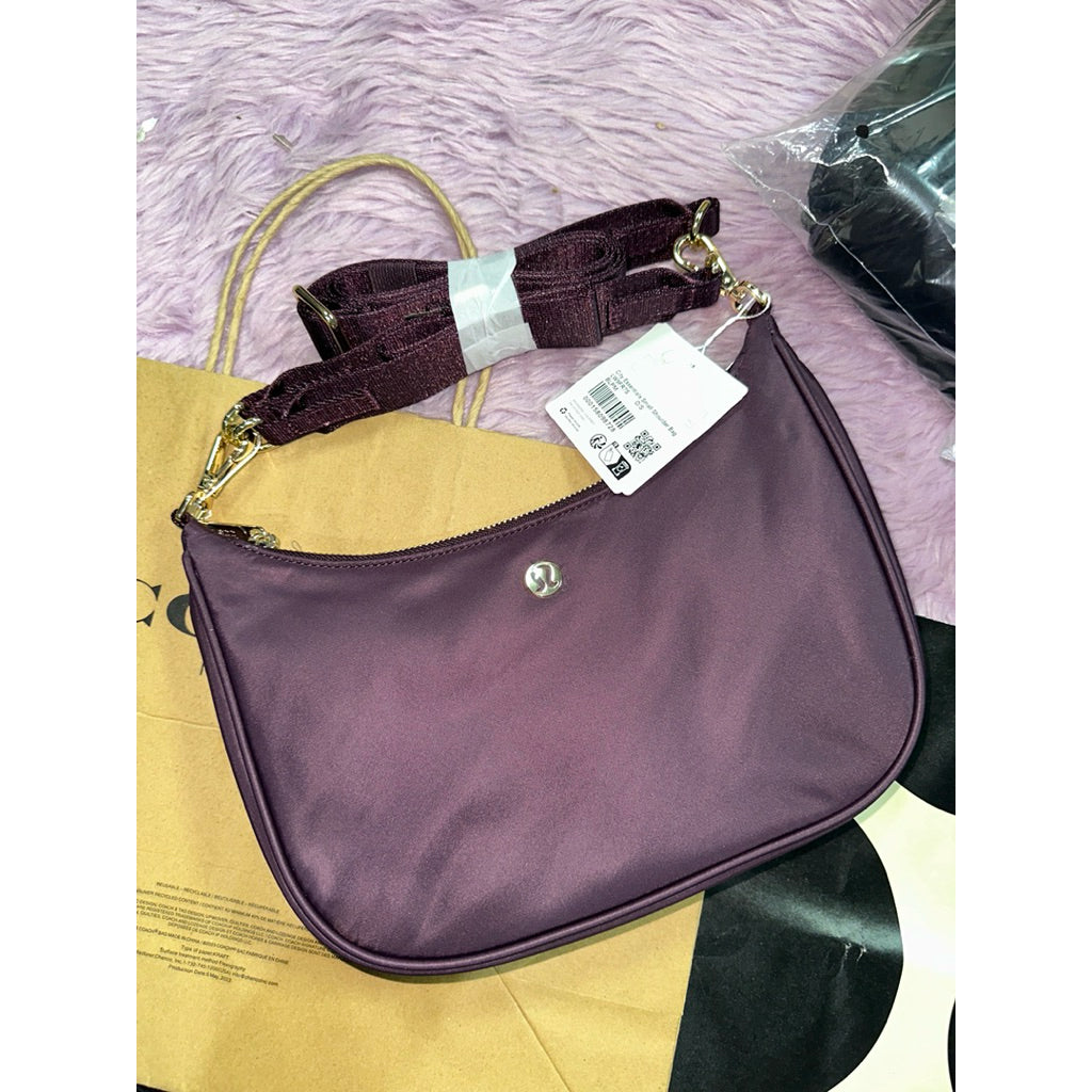 ORIG & IMPORTED Lululemon City Essentials Small Shoulder Nylon Bag 3L Pink/Red/Black