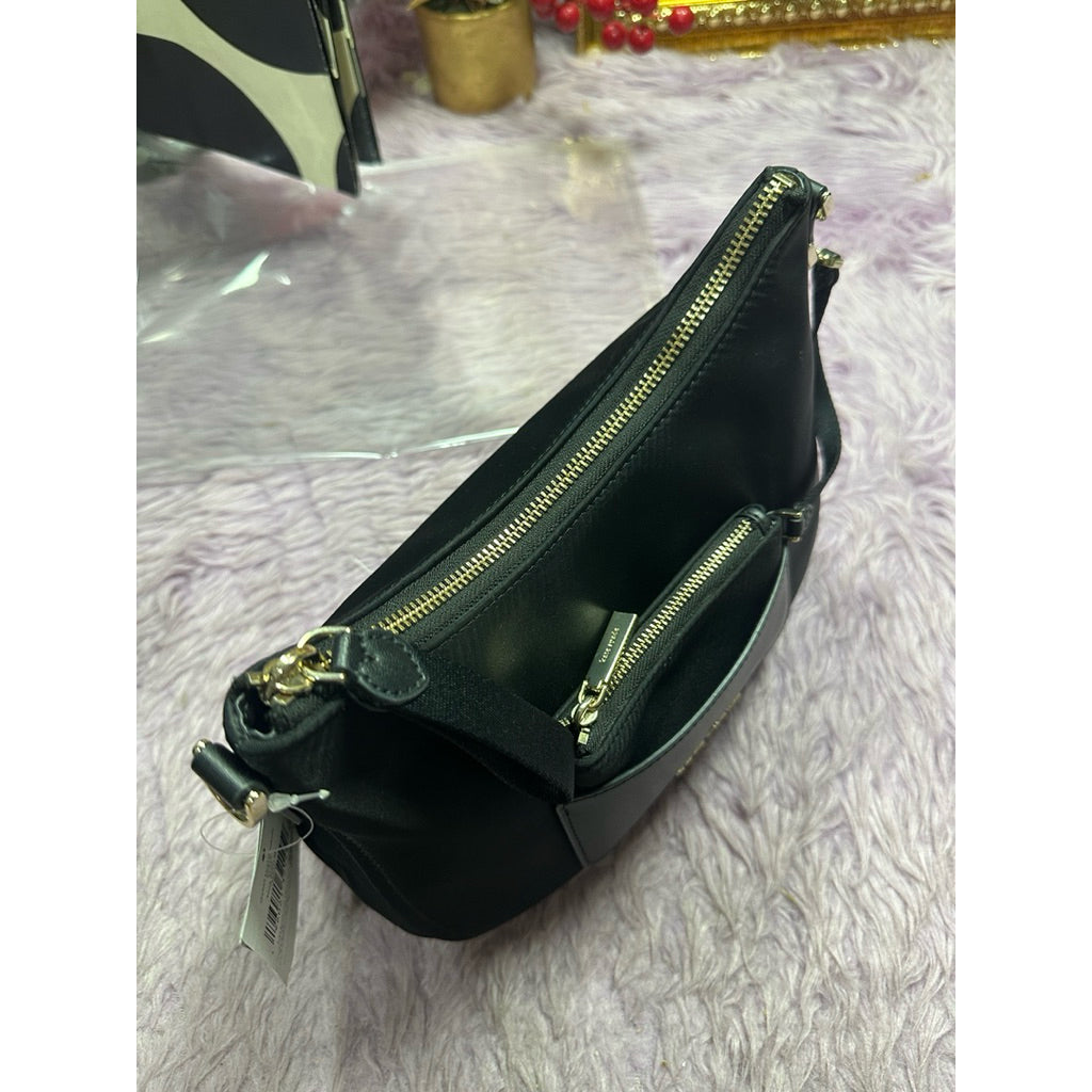 ORIG Preloved KS Chelsea Crossbody Nylon Black Bag with Pouch