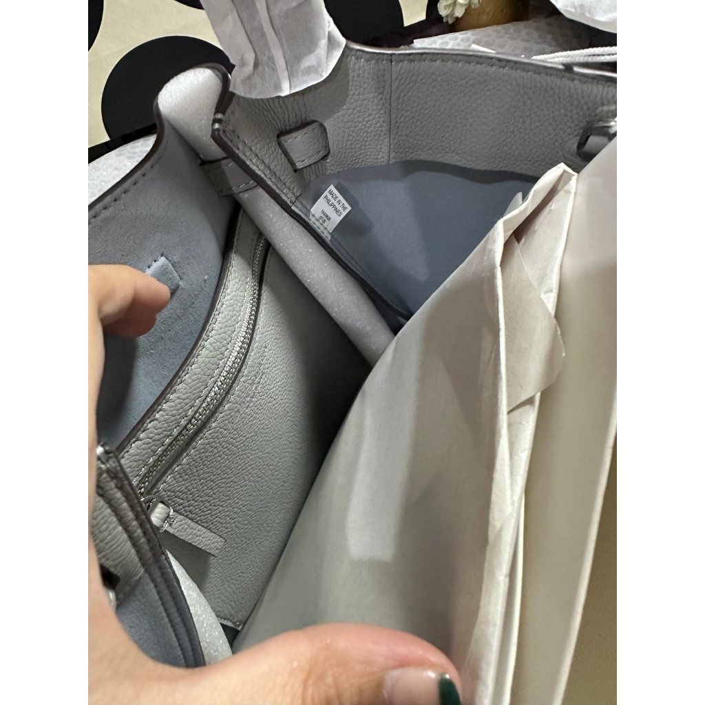 ORIG & IMPORTED TB Small Romy Top Handle Tote Gray Bag