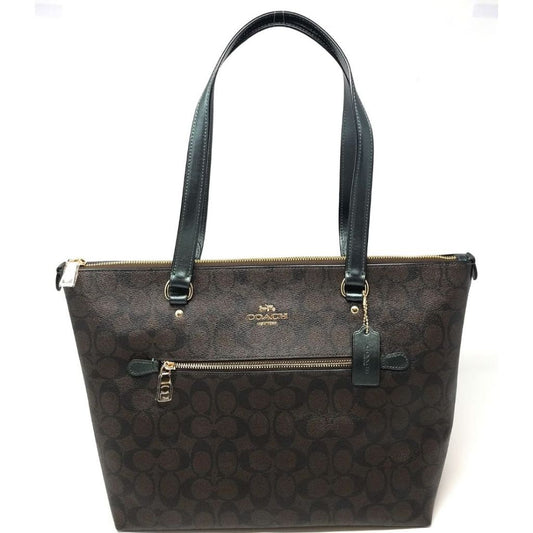ORIG Preloved CCH Gallery Tote Large Brown/Green Bag