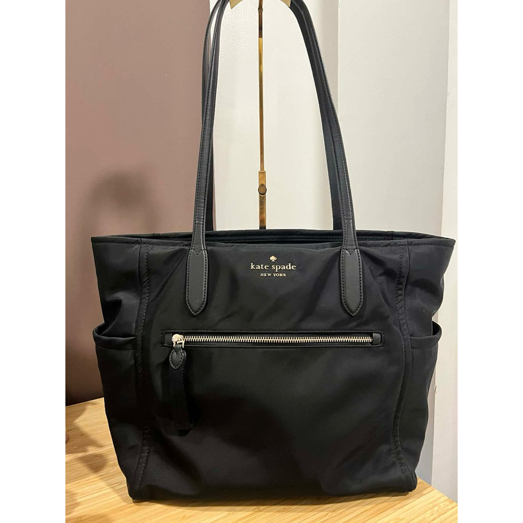 ORIG Preloved KS Chelsea Large Tote Black Nylon Bag