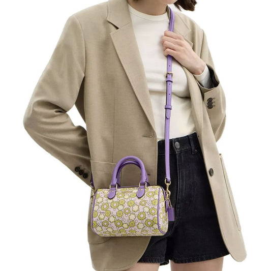 ORIG & IMPORTED CCH Mini Rowan Crossbody Small Bag With Floral Purple Print