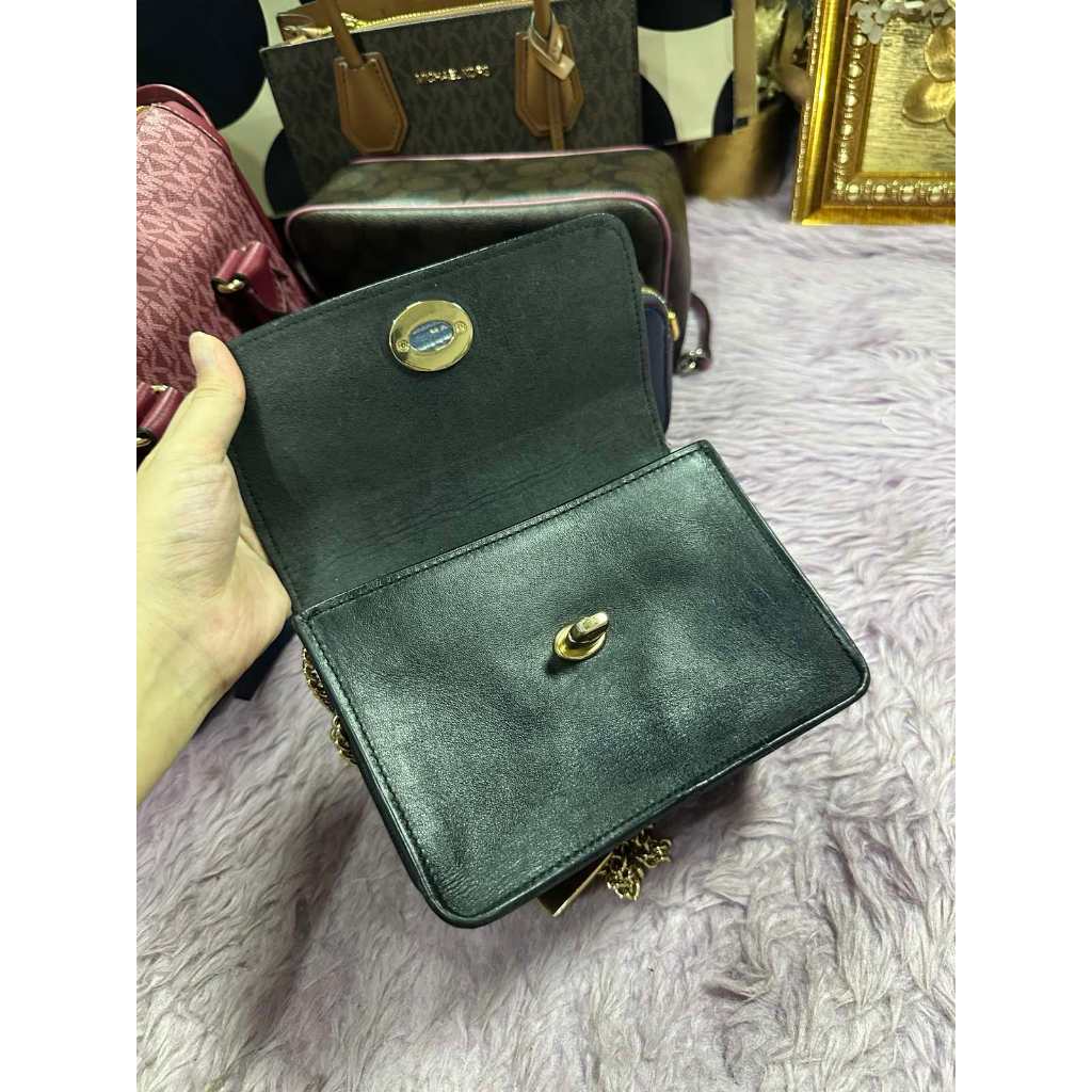 ORIG Preloved CCH  Black Leather Bowery Crossbody Bag