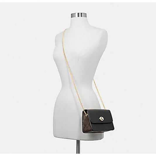 ORIG Preloved CCH  Black Leather Bowery Crossbody Bag