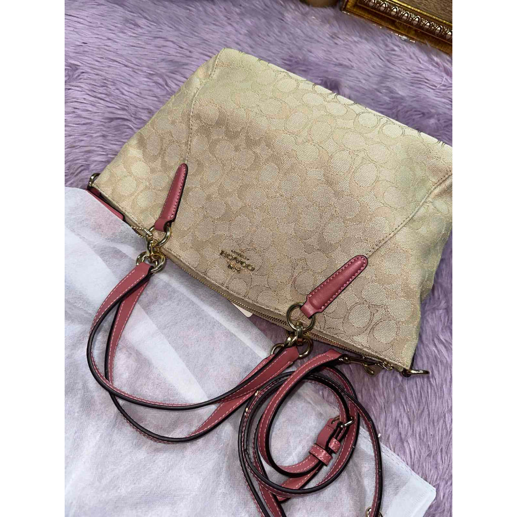 ORIG Preloved CCH Signature Small Kelsey Satchel Pink Bag