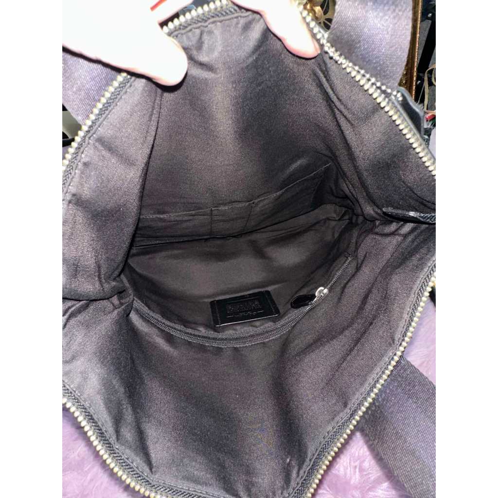 ORIG Preloved CCH Charles Foldover Tote Large Laptop Men Black Bag