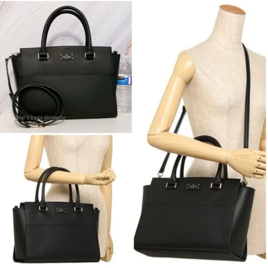 ORIG & IMPORTED KS Grove Street Lana Satchel Black Medium Bag