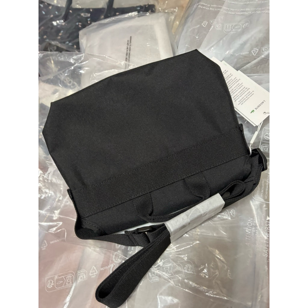 ORIG & IMPORTED Lacoste Neocroc Messenger Small Black Men's Bag