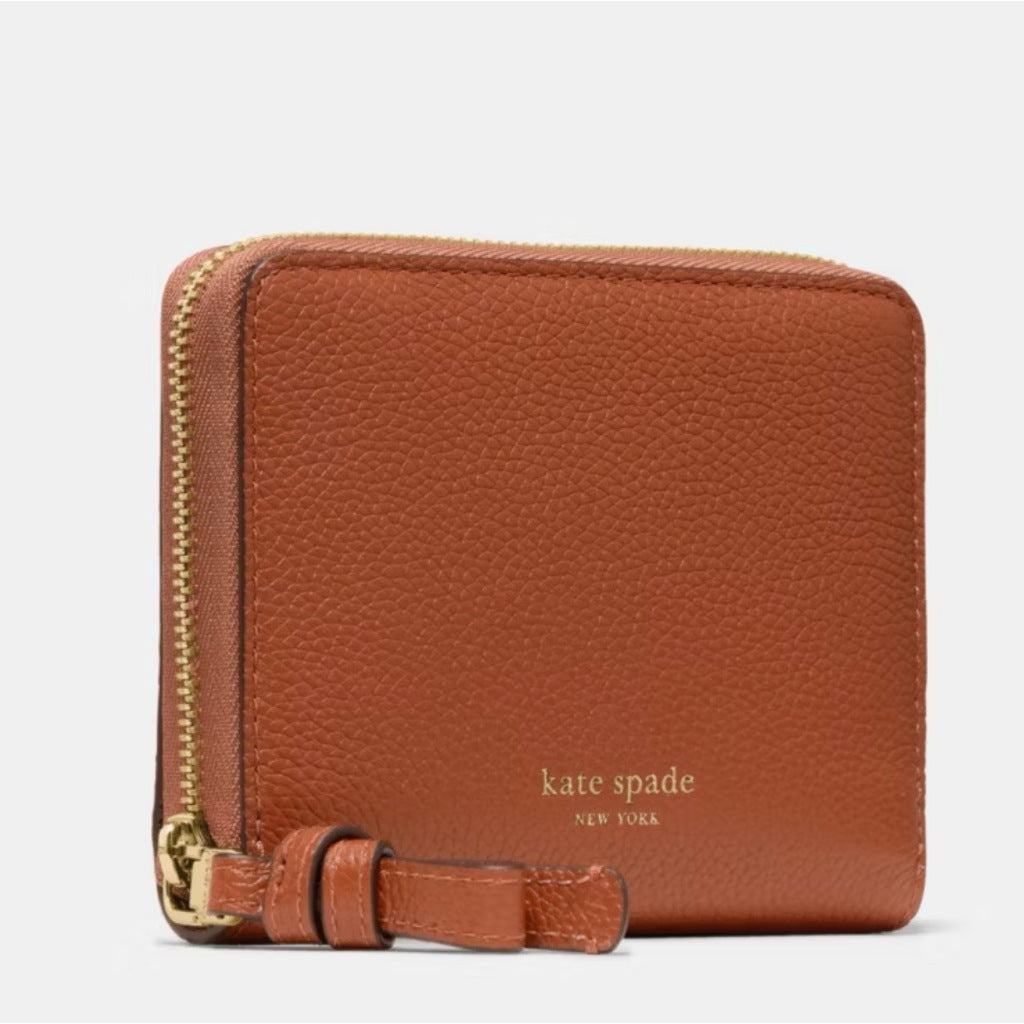 ORIG & IMPORTED KS Loop Zip Around Brown Wallet