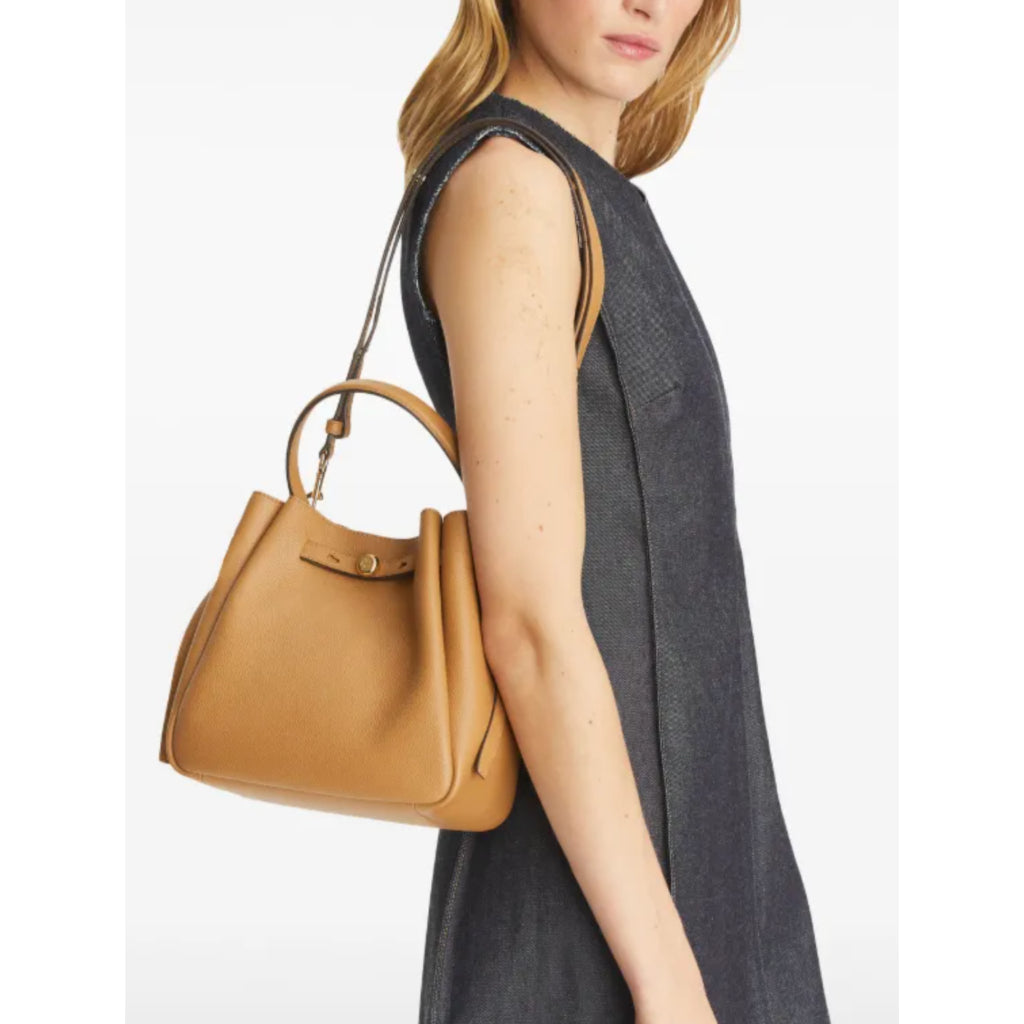 ORIG & IMPORTED TB Small Romy Top Handle Bucket Bag TIRAMISU BROWN